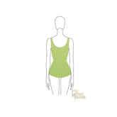 Couture Open Neck Sleeveless Leotard